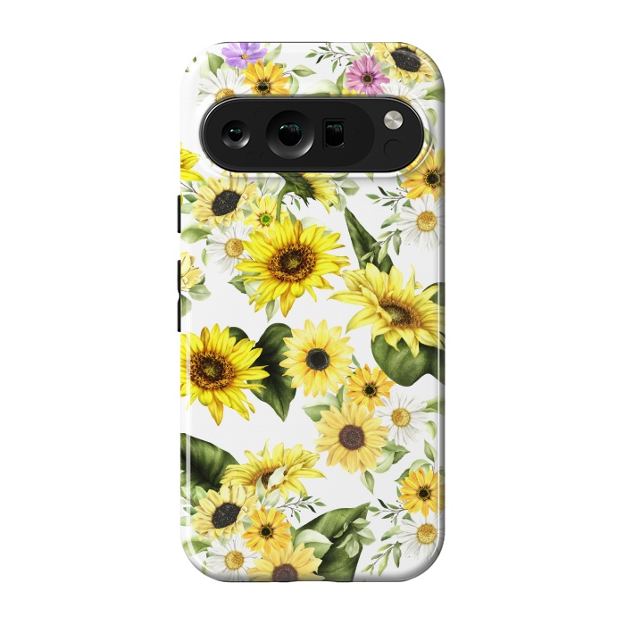 Pixel 9 pro StrongFit Sunflower by Bledi