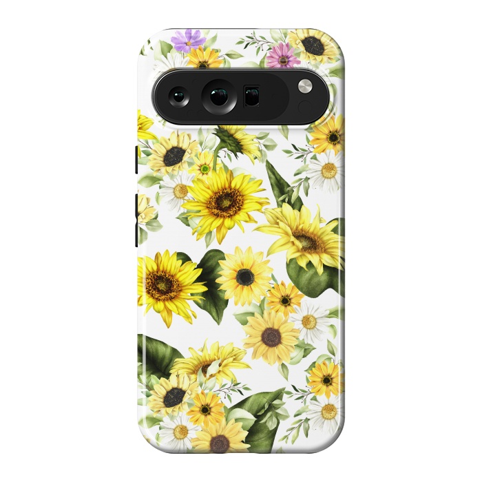 Pixel 9 Pro XL StrongFit Sunflower by Bledi