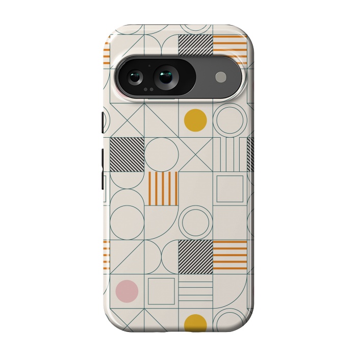 Pixel 9 StrongFit Spring Bauhaus Lines by ArtPrInk