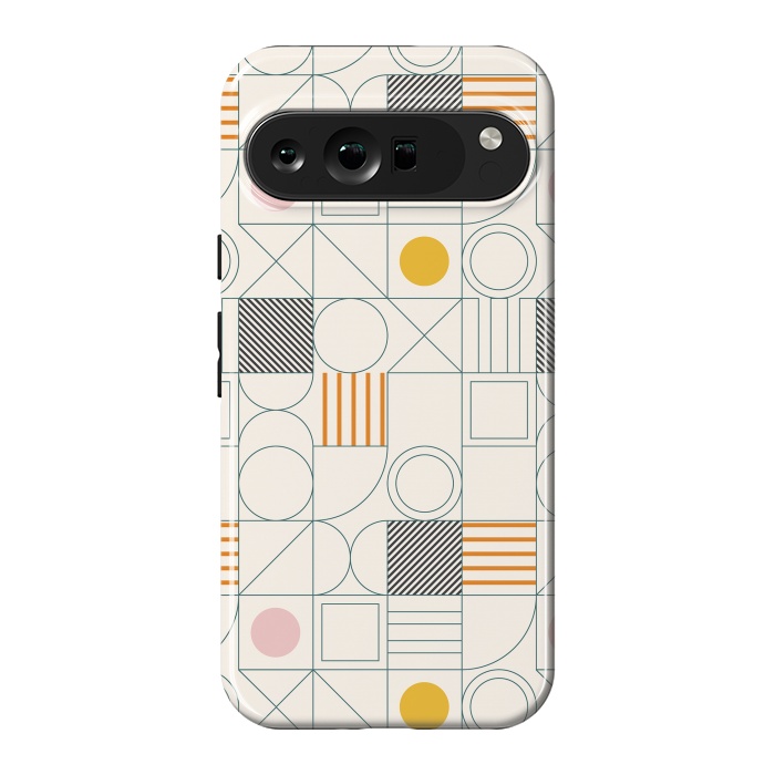 Pixel 9 Pro XL StrongFit Spring Bauhaus Lines by ArtPrInk