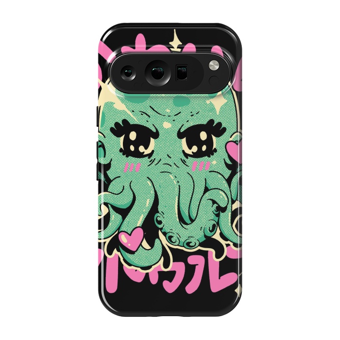 Pixel 9 pro StrongFit Cutethulhu Loves by Ilustrata