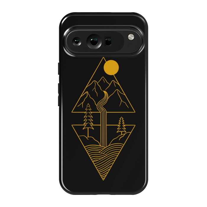 Pixel 9 Pro XL StrongFit Nature minimal golden by Coffee Man