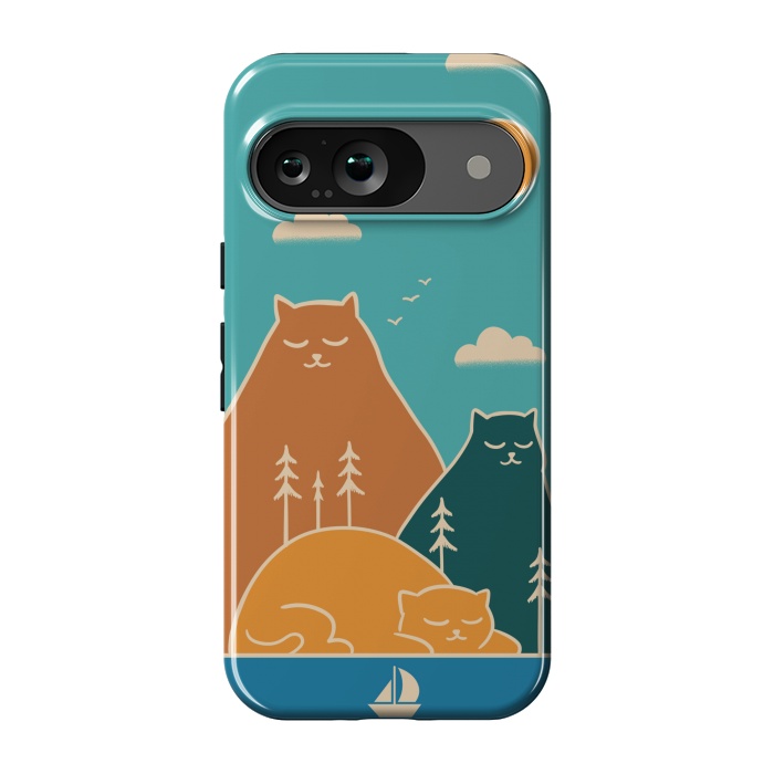 Pixel 9 StrongFit Cats mountains nature by Coffee Man