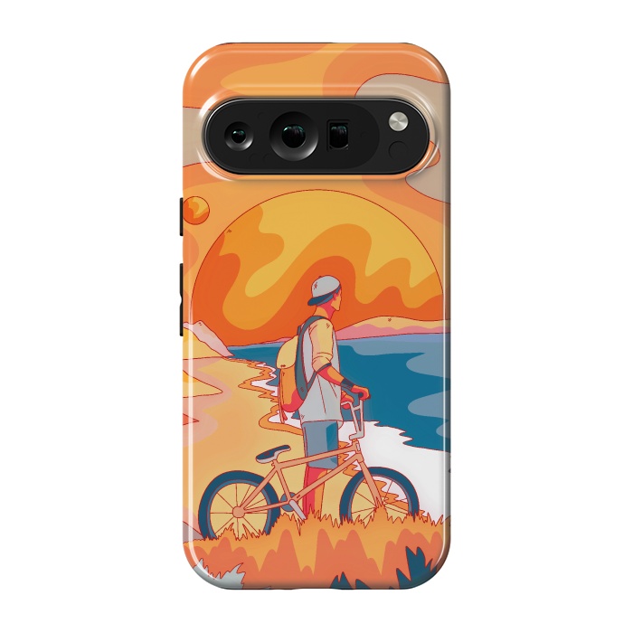 Pixel 9 pro StrongFit Beach BIker by Steve Wade (Swade)