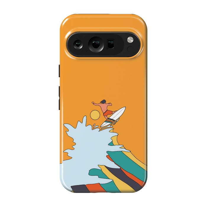 Pixel 9 pro StrongFit Ride the surf by Steve Wade (Swade)