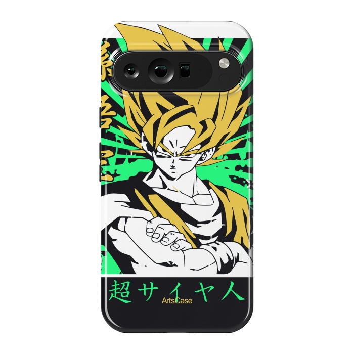 Pixel 9 Pro XL StrongFit Unleash the Inner Warrior: Transform Your Collection with Super Saiyan-Inspired by ArtsCase