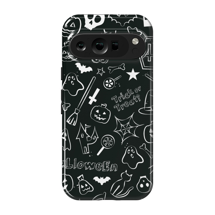 Pixel 9 pro StrongFit Halloween Pattern by Bledi