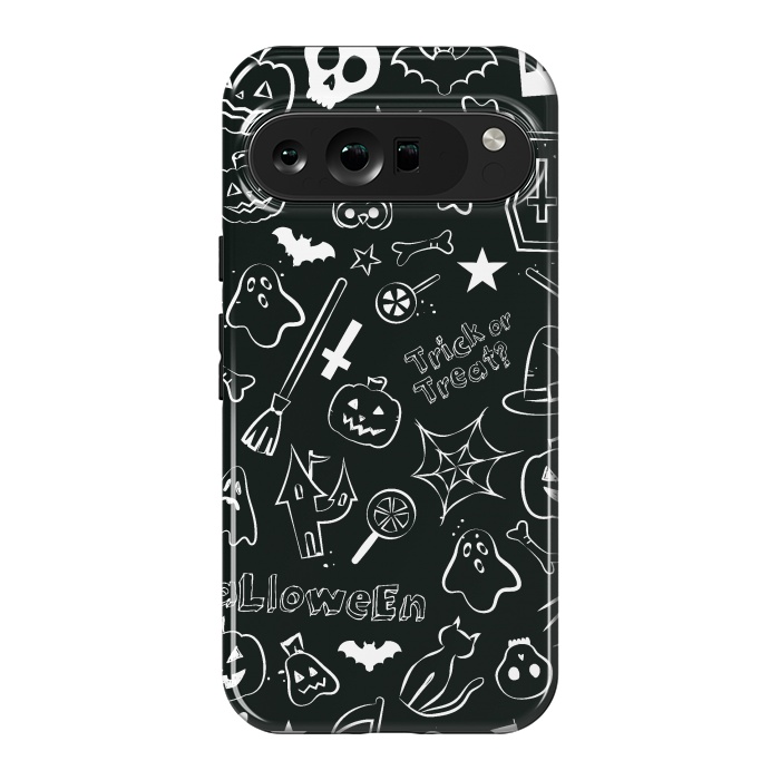 Pixel 9 Pro XL StrongFit Halloween Pattern by Bledi