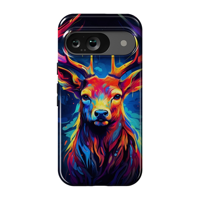 Pixel 9 StrongFit Colorful deer by haroulita