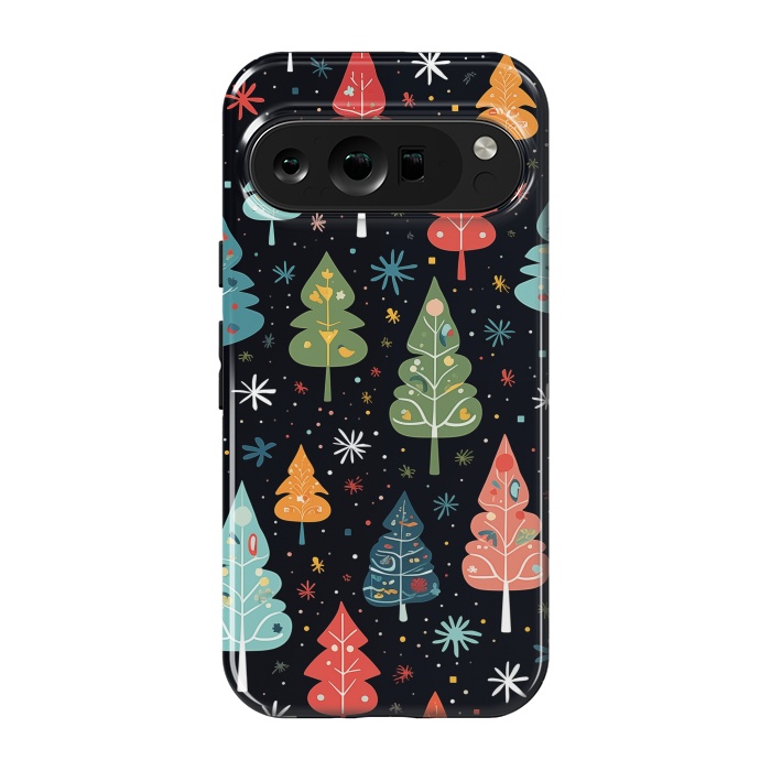 Pixel 9 pro StrongFit Whimsical Christmas Pattern by Texnotropio