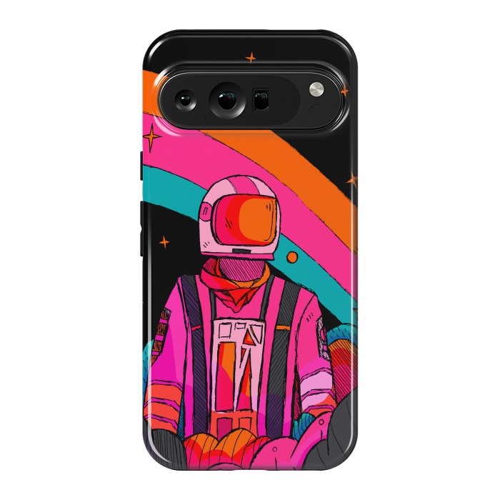 Pixel 9 Pro XL StrongFit Rainbow Astronaut by Steve Wade (Swade)