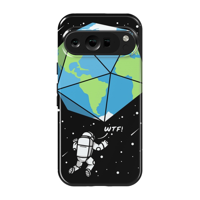 Pixel 9 pro StrongFit D20 Earth Astronaut by LM2Kone