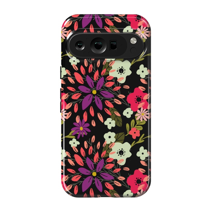 Pixel 9 pro StrongFit Bright Floral by Tiny Thistle Studio