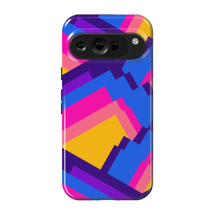 Pixel 9 pro StrongFit Vibrant pattern peaks by Steve Wade (Swade)