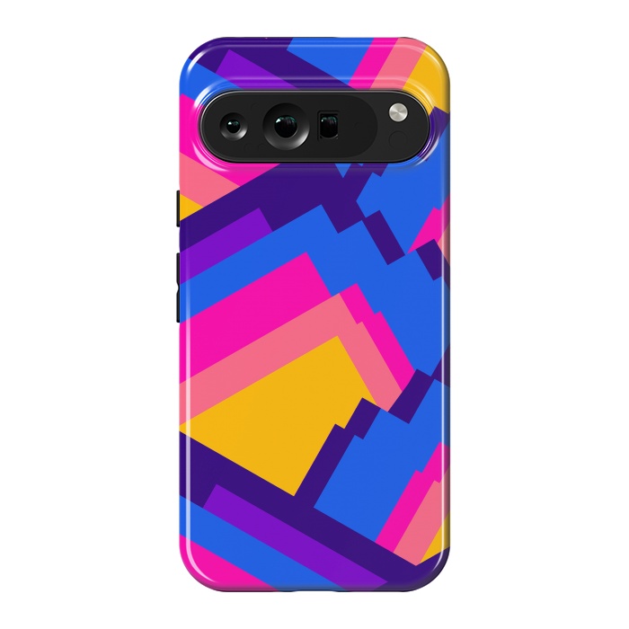 Pixel 9 Pro XL StrongFit Vibrant pattern peaks by Steve Wade (Swade)