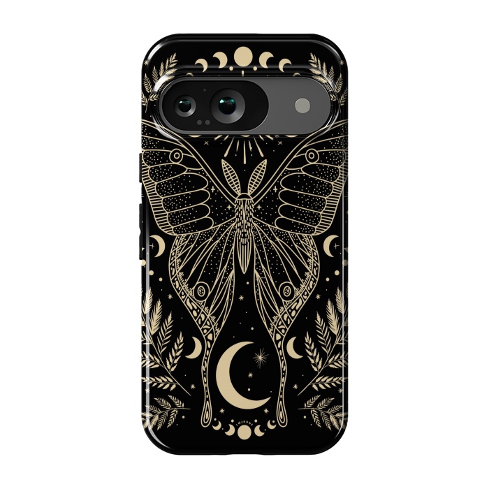 Pixel 9 StrongFit Occult Mystical Moon Moth by LM2Kone