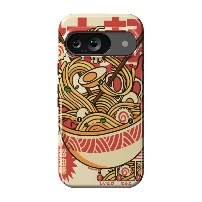 Pixel 9 StrongFit Vintage Cool Ramen by LM2Kone