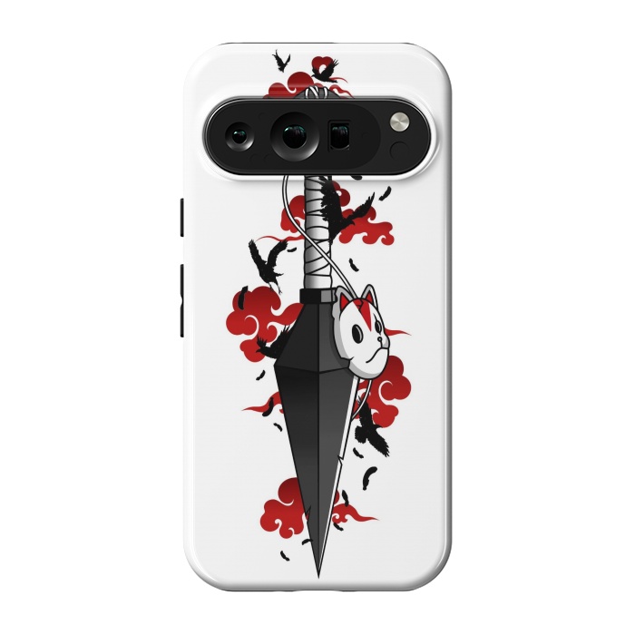 Pixel 9 pro StrongFit Red Cloud Kunai - Japanese by LM2Kone