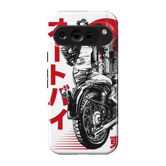 Pixel 9 pro StrongFit Urban Japanese Motorcycle by LM2Kone