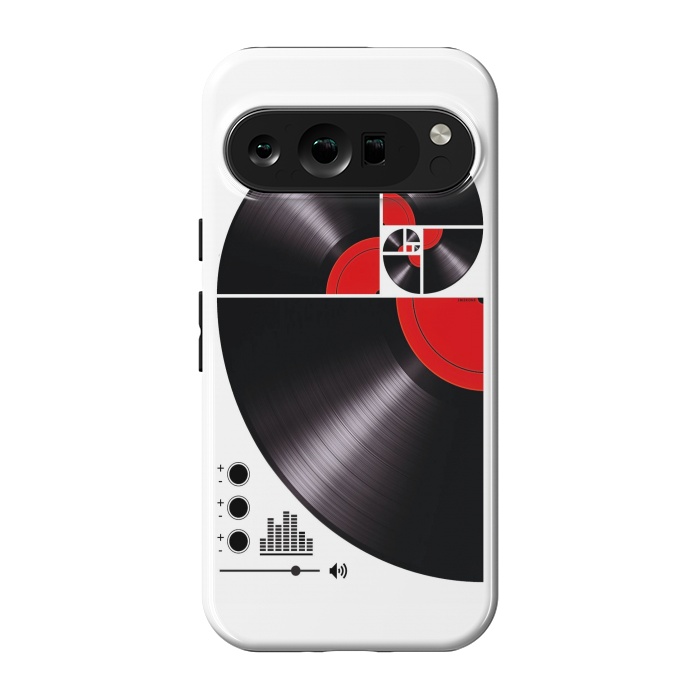 Pixel 9 pro StrongFit Fibonacci Spiral Vinyl by LM2Kone