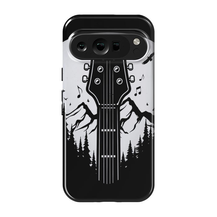 Pixel 9 pro StrongFit Forest Guitar Pick by LM2Kone