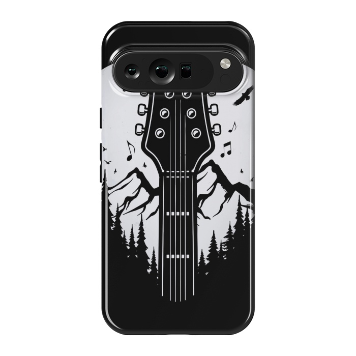 Pixel 9 Pro XL StrongFit Forest Guitar Pick by LM2Kone