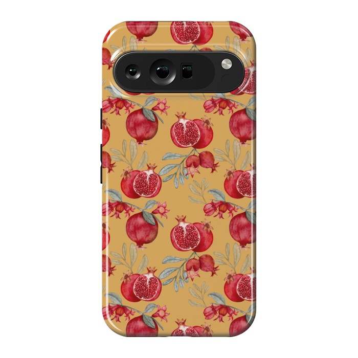 Pixel 9 Pro XL StrongFit Red fruits, yellow by Flowery Stories