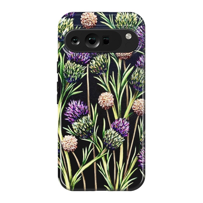 Pixel 9 Pro XL StrongFit Thistle  by Denise Cassidy Wood