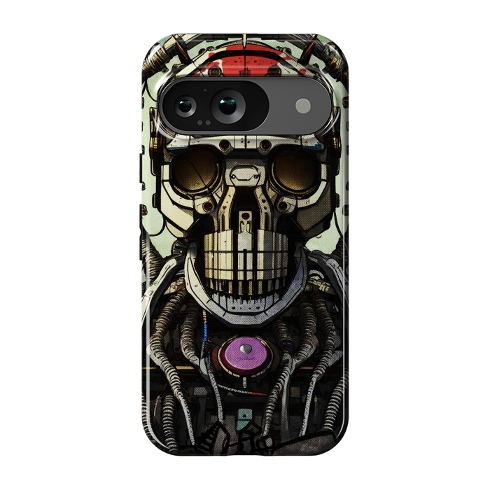 Pixel 9 StrongFit metal skull by Manuvila