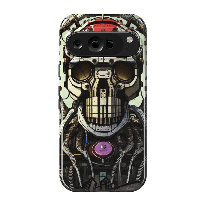 Pixel 9 pro StrongFit metal skull by Manuvila