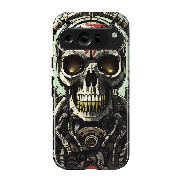 Pixel 9 pro StrongFit Metal skull2 by Manuvila