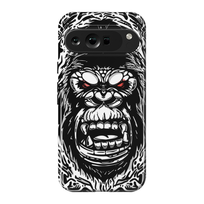 Pixel 9 Pro XL StrongFit Gorilla face by Manuvila