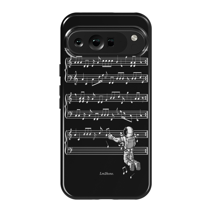 Pixel 9 Pro XL StrongFit The Sound of Space - (Black version) by LM2Kone