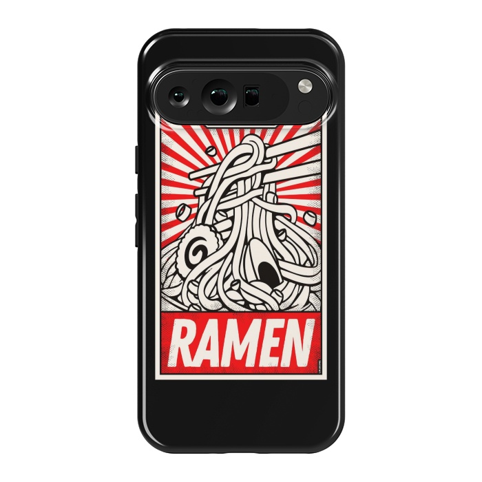 Pixel 9 Pro XL StrongFit Retro Ramen Vintage Poster by LM2Kone