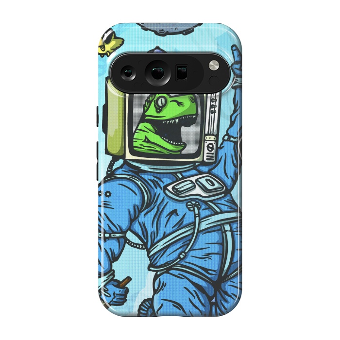 Pixel 9 pro StrongFit Astro lizard by Manuvila