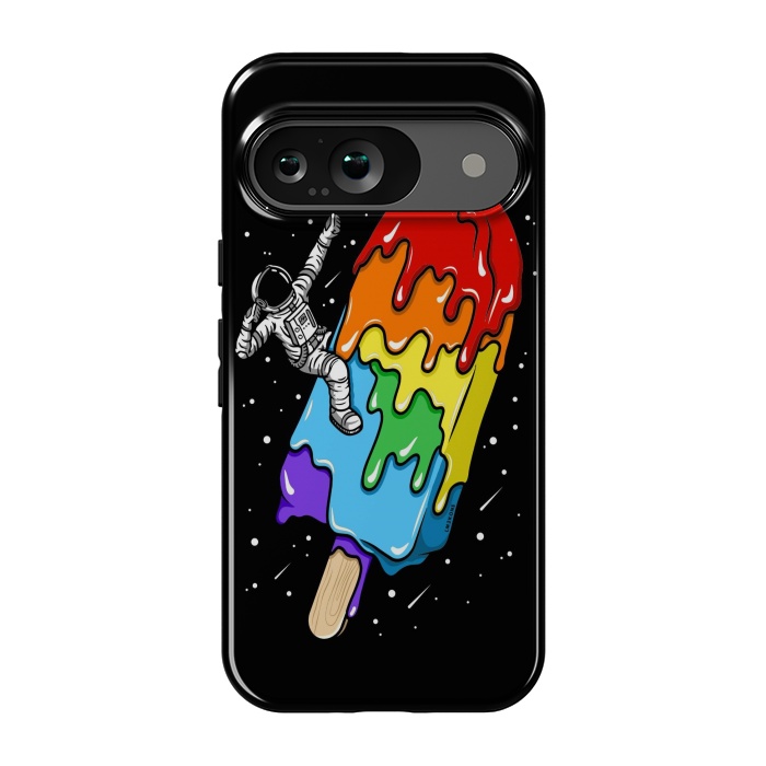 Pixel 9 StrongFit Ice Cream Astronaut -Rainbow by LM2Kone