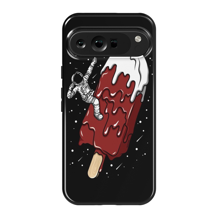 Pixel 9 Pro XL StrongFit Ice Cream Astronaut - Chocolate. by LM2Kone