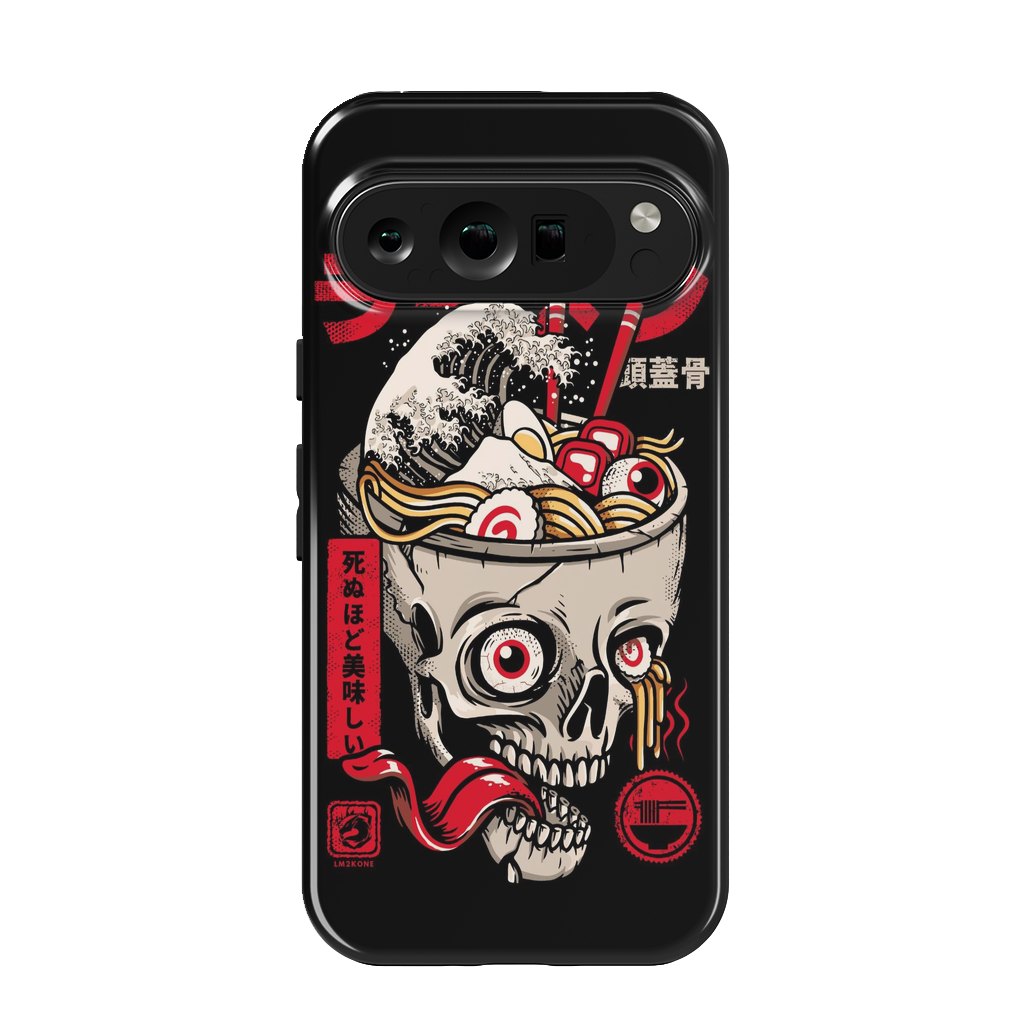 Pixel 9 pro StrongFit Great Skull Ramen by LM2Kone