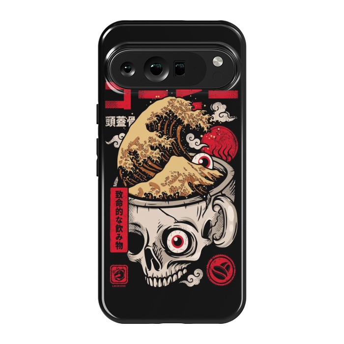 Pixel 9 Pro XL StrongFit Great Skull Coffee by LM2Kone