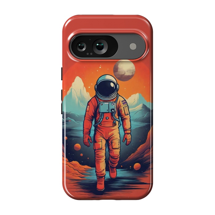 Pixel 9 StrongFit Solitude Astronaut by JohnnyVillas