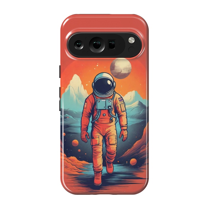 Pixel 9 pro StrongFit Solitude Astronaut by JohnnyVillas