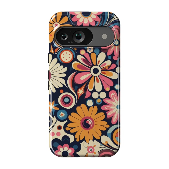 Pixel 9 StrongFit 60s Flower Power 1 by JohnnyVillas