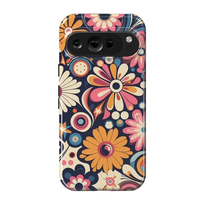 Pixel 9 pro StrongFit 60s Flower Power 1 by JohnnyVillas