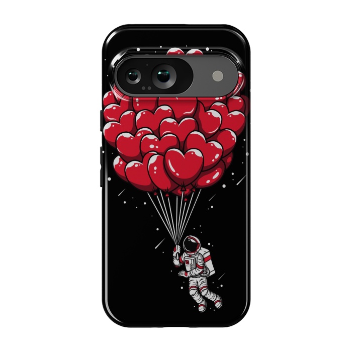 Pixel 9 StrongFit Heart Balloon Astronaut by LM2Kone