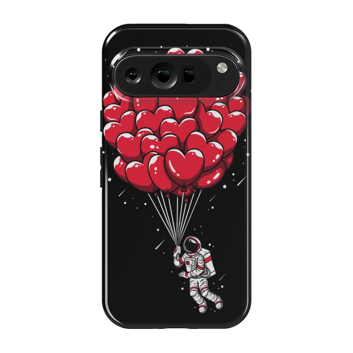 Pixel 9 pro StrongFit Heart Balloon Astronaut by LM2Kone