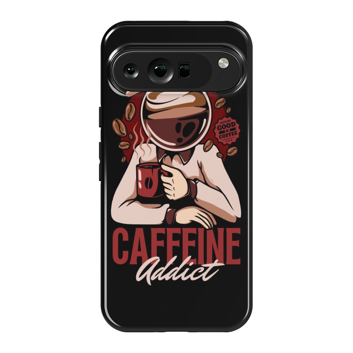 Pixel 9 Pro XL StrongFit Caffeine Addict by LM2Kone