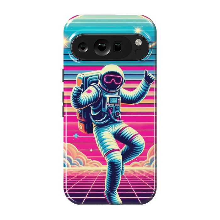 Pixel 9 pro StrongFit Astral Moves in Neon by JohnnyVillas