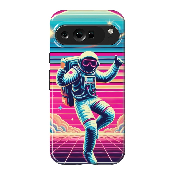 Pixel 9 Pro XL StrongFit Astral Moves in Neon by JohnnyVillas