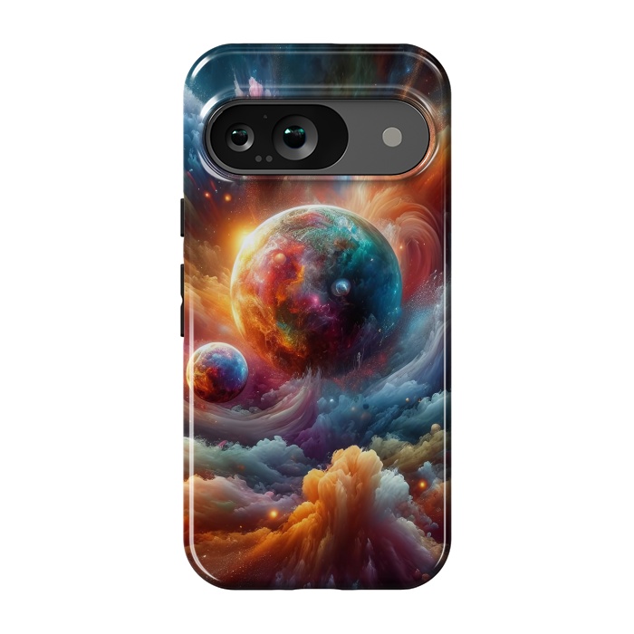 Pixel 9 StrongFit Splash Paint Universe by JohnnyVillas