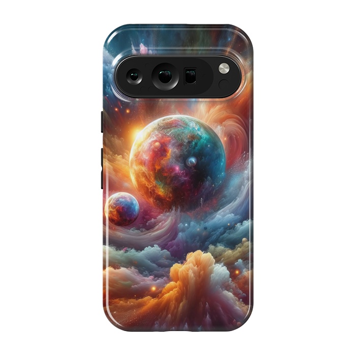 Pixel 9 pro StrongFit Splash Paint Universe by JohnnyVillas